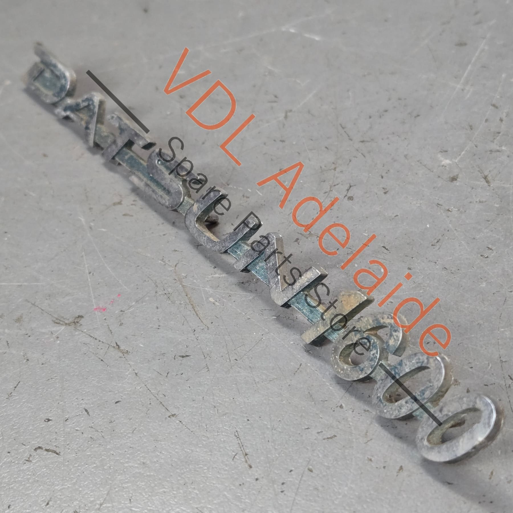 Datsun 1600 510 Front Quarter Fender Panel Badge Emblem Genuine Cast Chrome #06