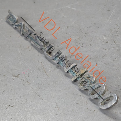 Datsun 1600 510 Front Quarter Fender Panel Badge Emblem Genuine Cast Chrome #06