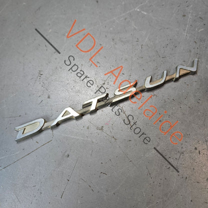 Datsun 1600 510 Rear Trunk Boot Lid Panel Badge Emblem Genuine Chrome #01