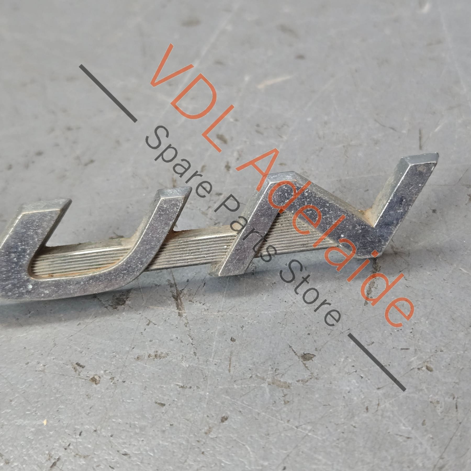 Datsun 1600 510 Rear Trunk Boot Lid Panel Badge Emblem Genuine Chrome #02