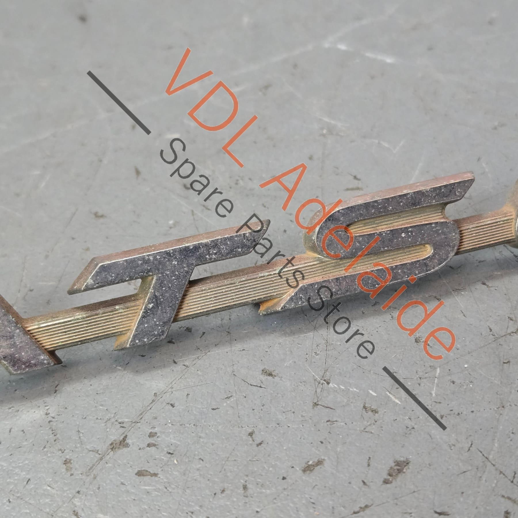 Datsun 1600 510 Rear Trunk Boot Lid Panel Badge Emblem Genuine Chrome #03