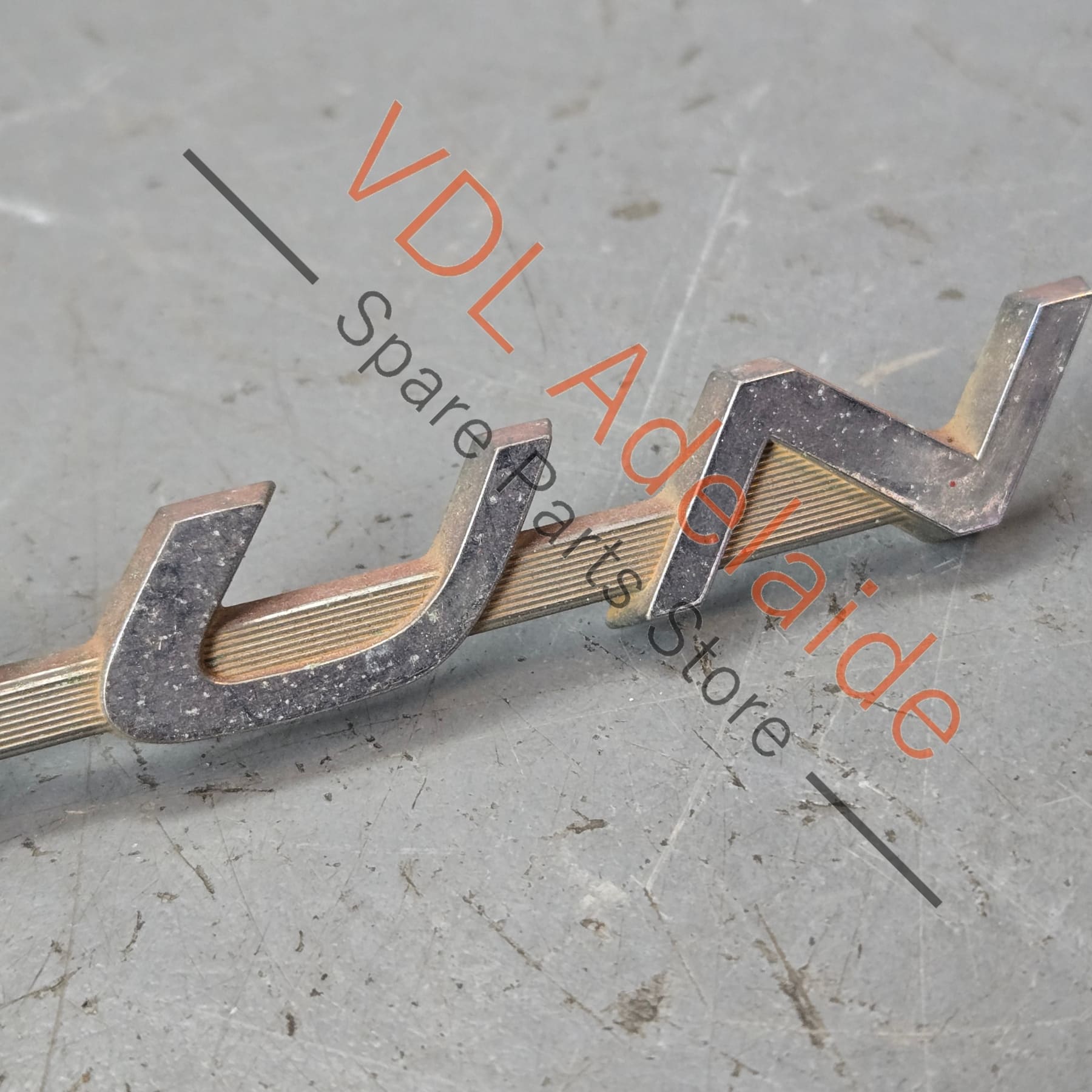 Datsun 1600 510 Rear Trunk Boot Lid Panel Badge Emblem Genuine Chrome #03