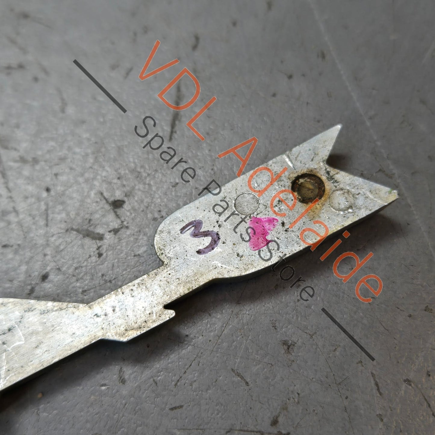 Datsun 1600 510 Rear Trunk Boot Lid Panel Badge Emblem Genuine Chrome #03