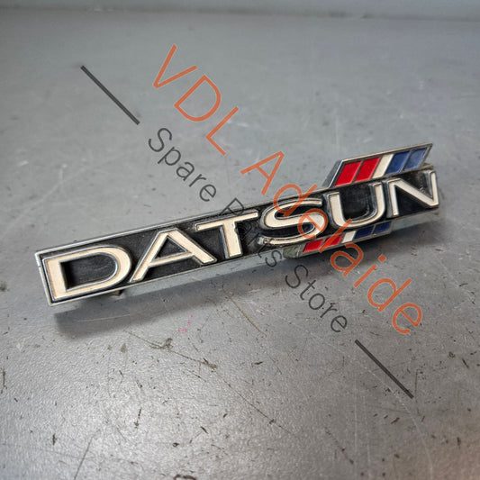 Datsun 1600 510 Front Radiator Grille Badge Emblem Genuine Chrome