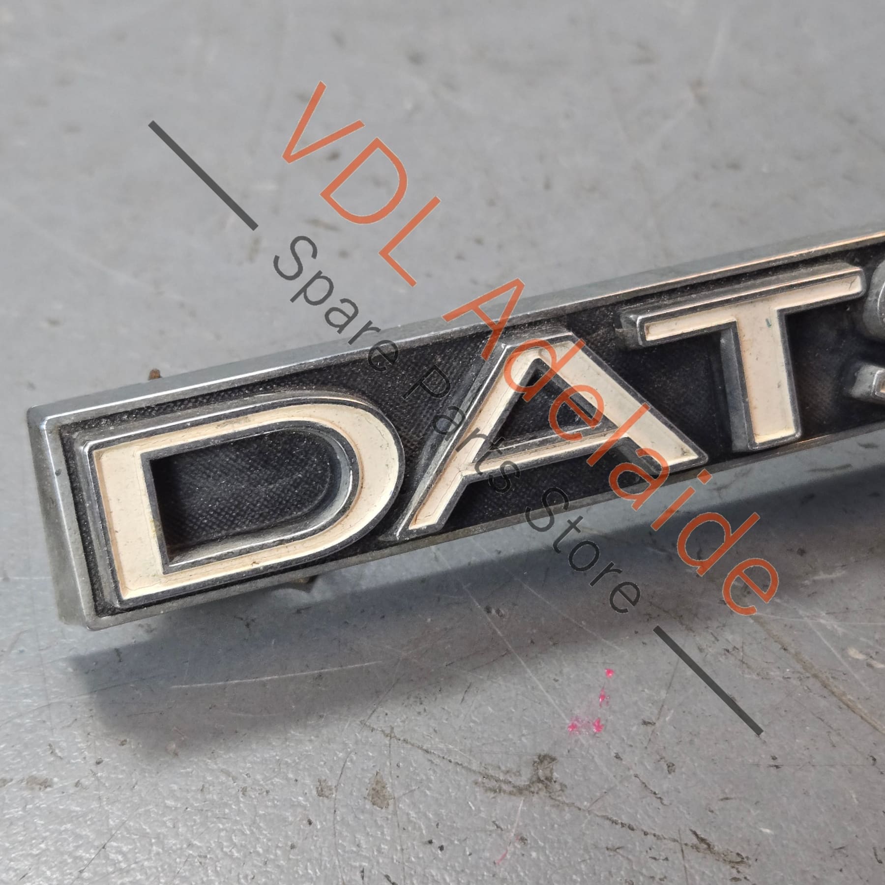 Datsun 1600 510 Front Radiator Grille Badge Emblem Genuine Chrome