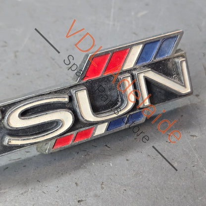 Datsun 1600 510 Front Radiator Grille Badge Emblem Genuine Chrome