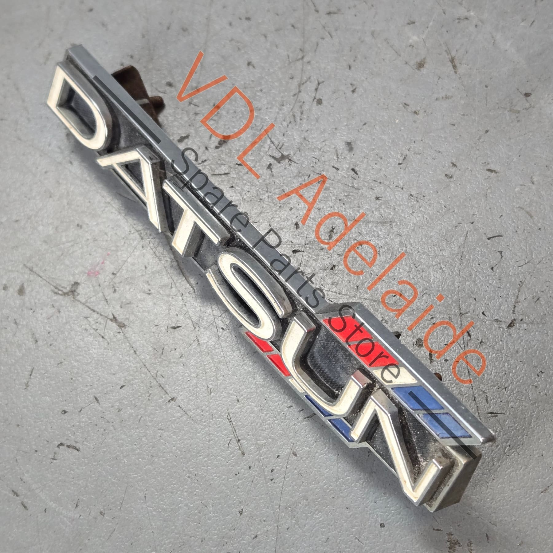 Datsun 1600 510 Front Radiator Grille Badge Emblem Genuine Chrome