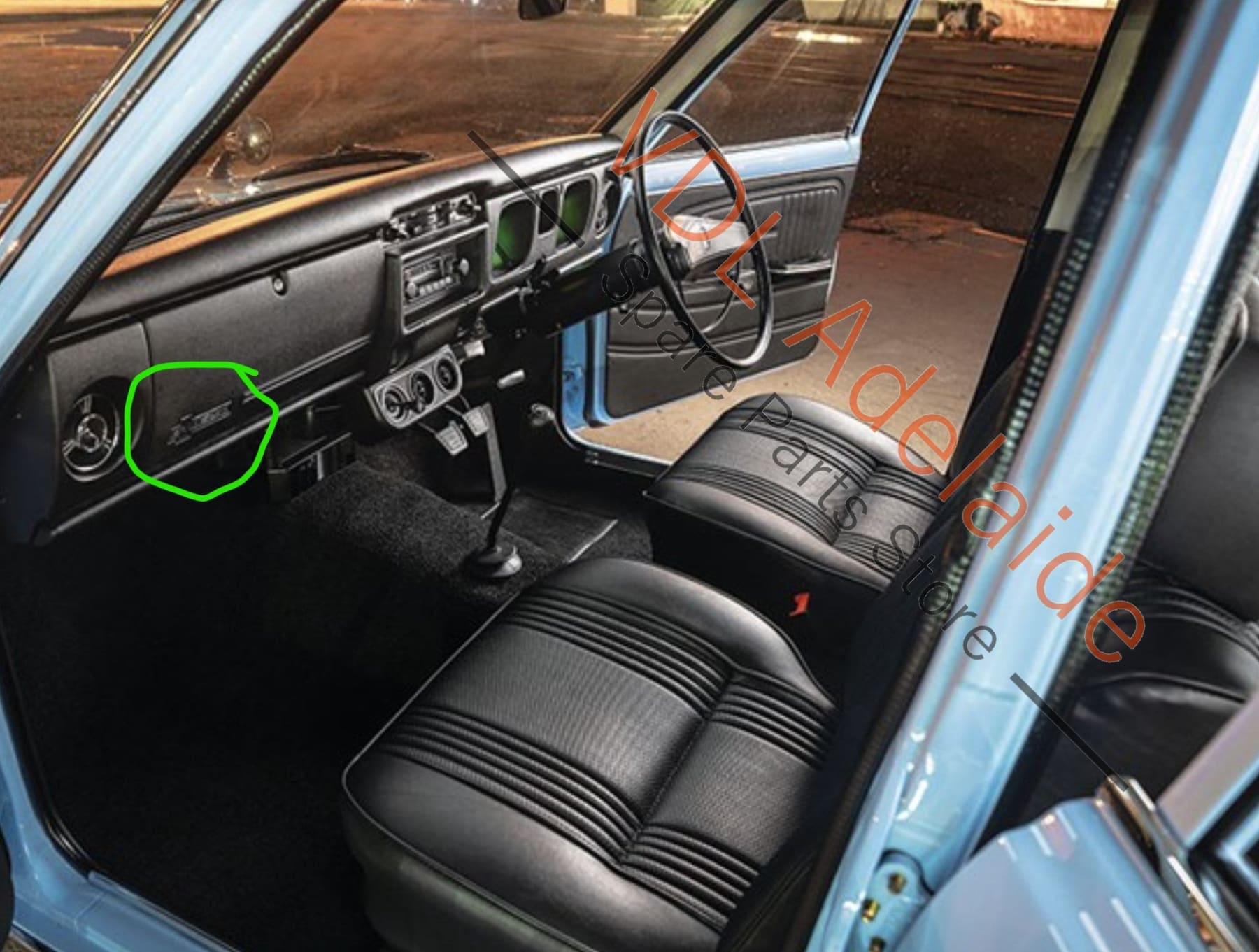 Datsun 1600 510 Glovebox Badge Emblem Genuine Original