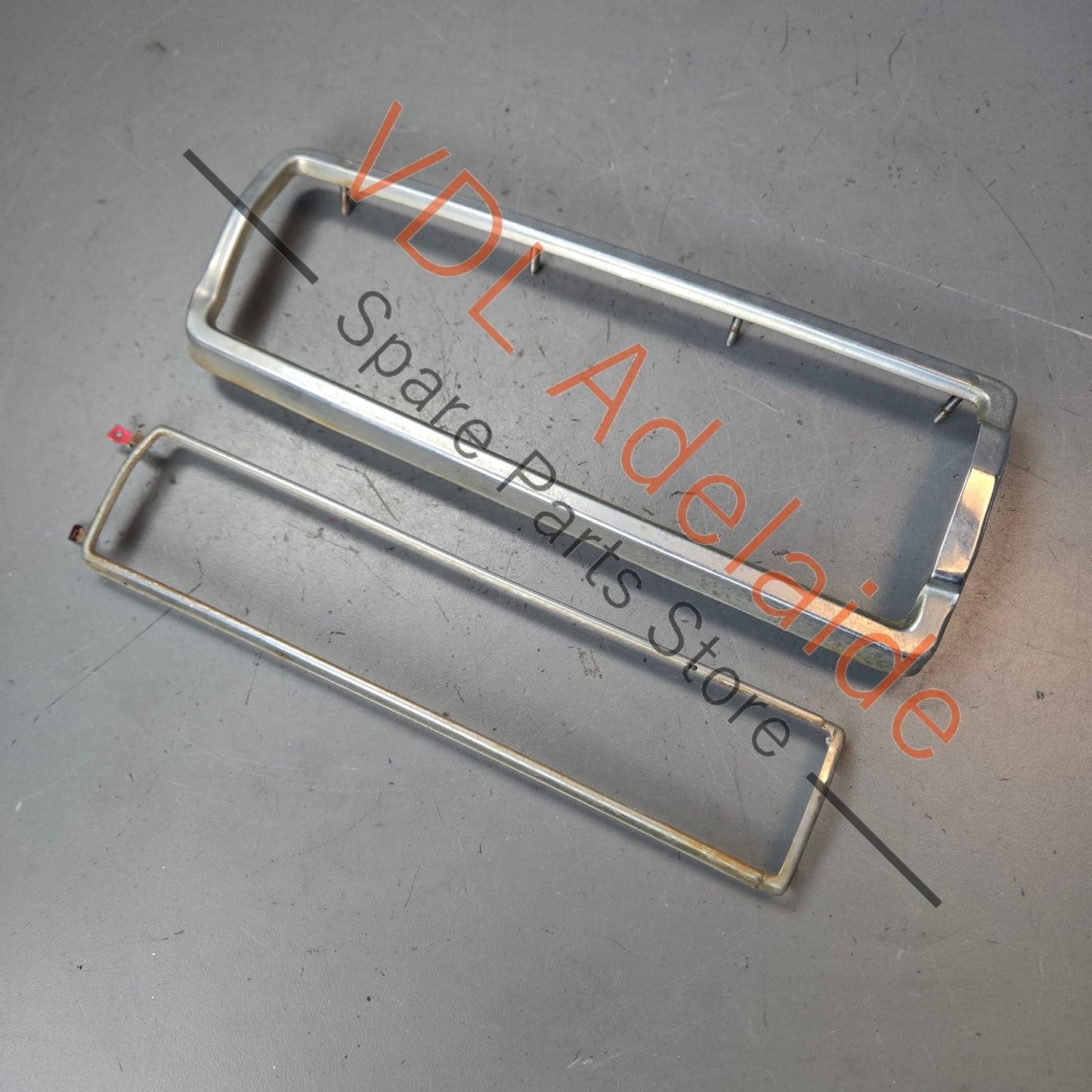 Datsun 1600 510 Rear Left Tail Light Chrome Frame #01