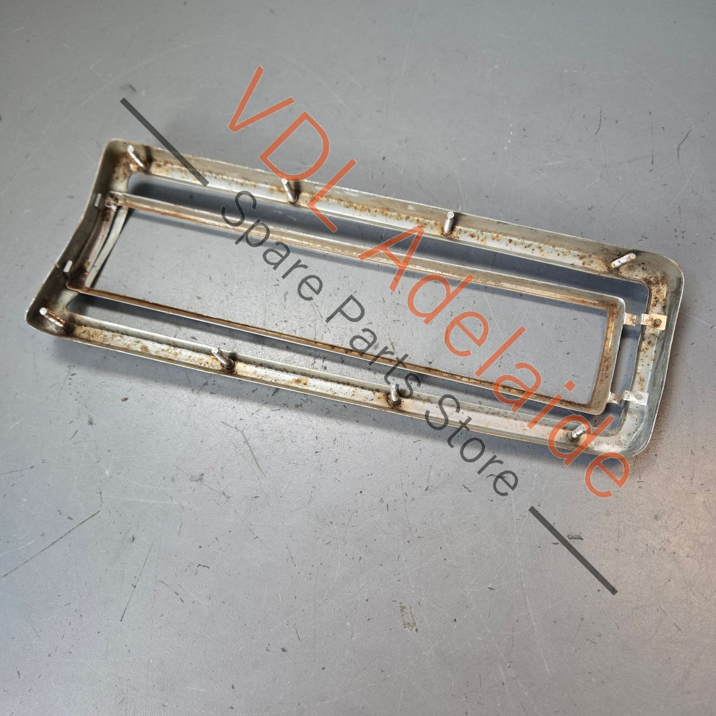 Datsun 1600 510 Rear Left Tail Light Chrome Frame #01