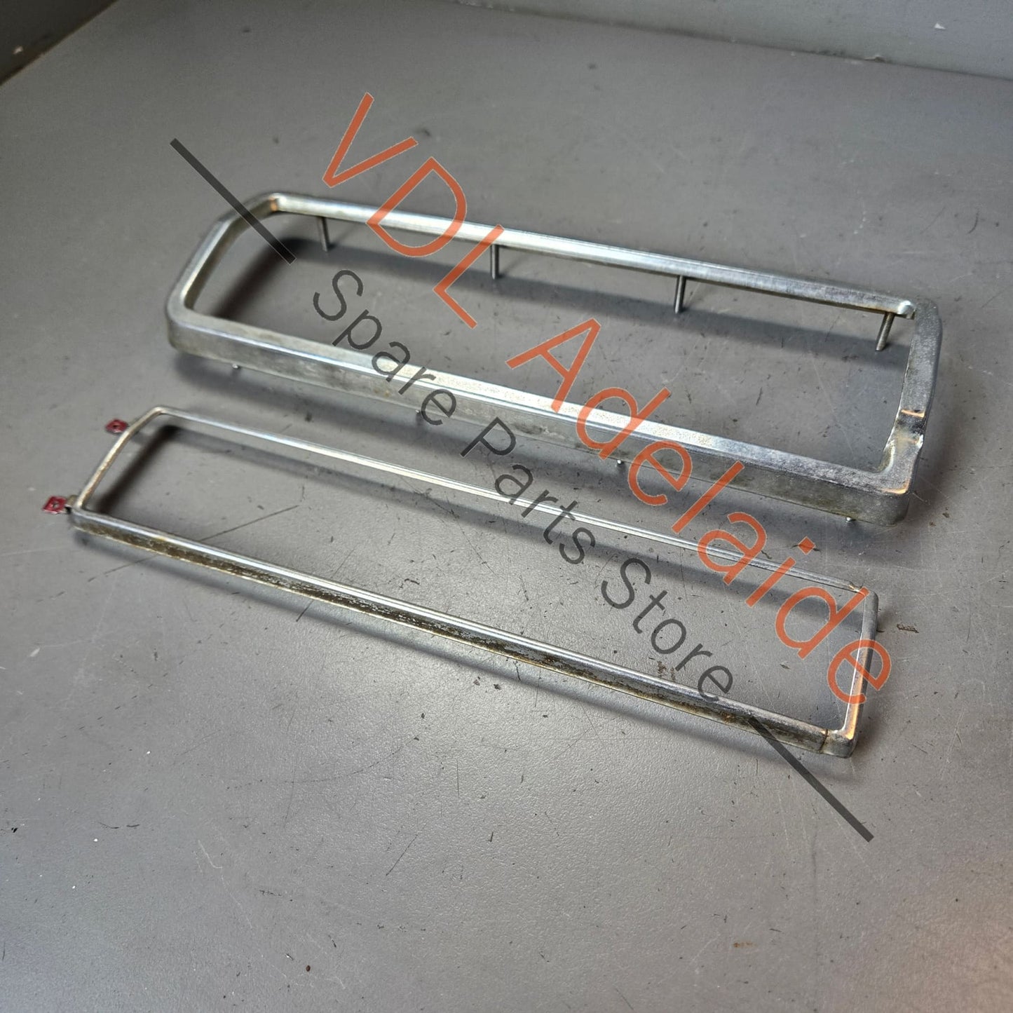 Datsun 1600 510 Rear Left Tail Light Chrome Frame #02