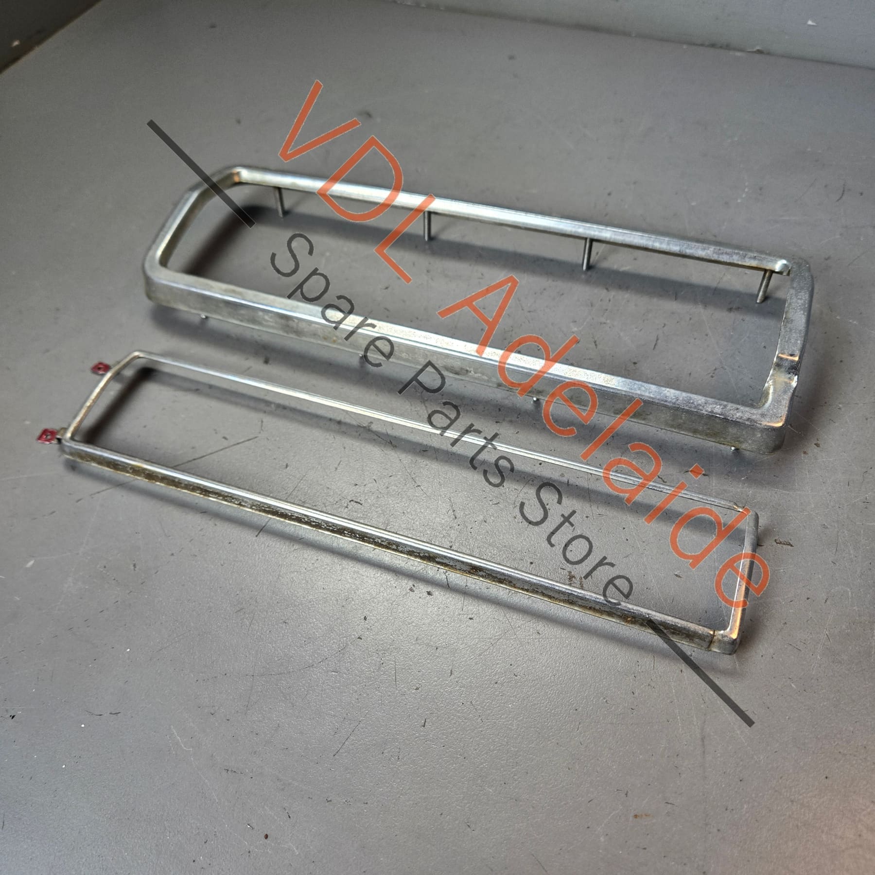 Datsun 1600 510 Rear Left Tail Light Chrome Frame #02