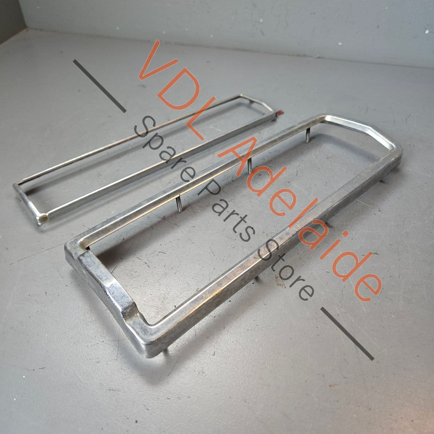 Datsun 1600 510 Rear Left Tail Light Chrome Frame #02