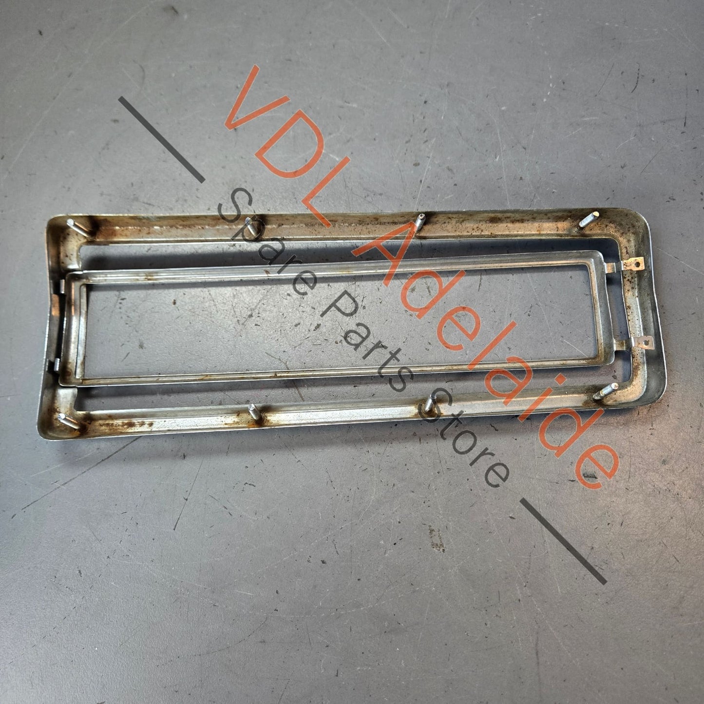 Datsun 1600 510 Rear Left Tail Light Chrome Frame #02