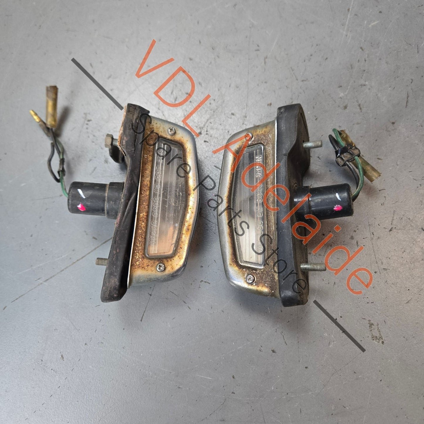 Datsun 1600 510 Licence Plate Light Pair for USA Sedan or Australian Wagon #01