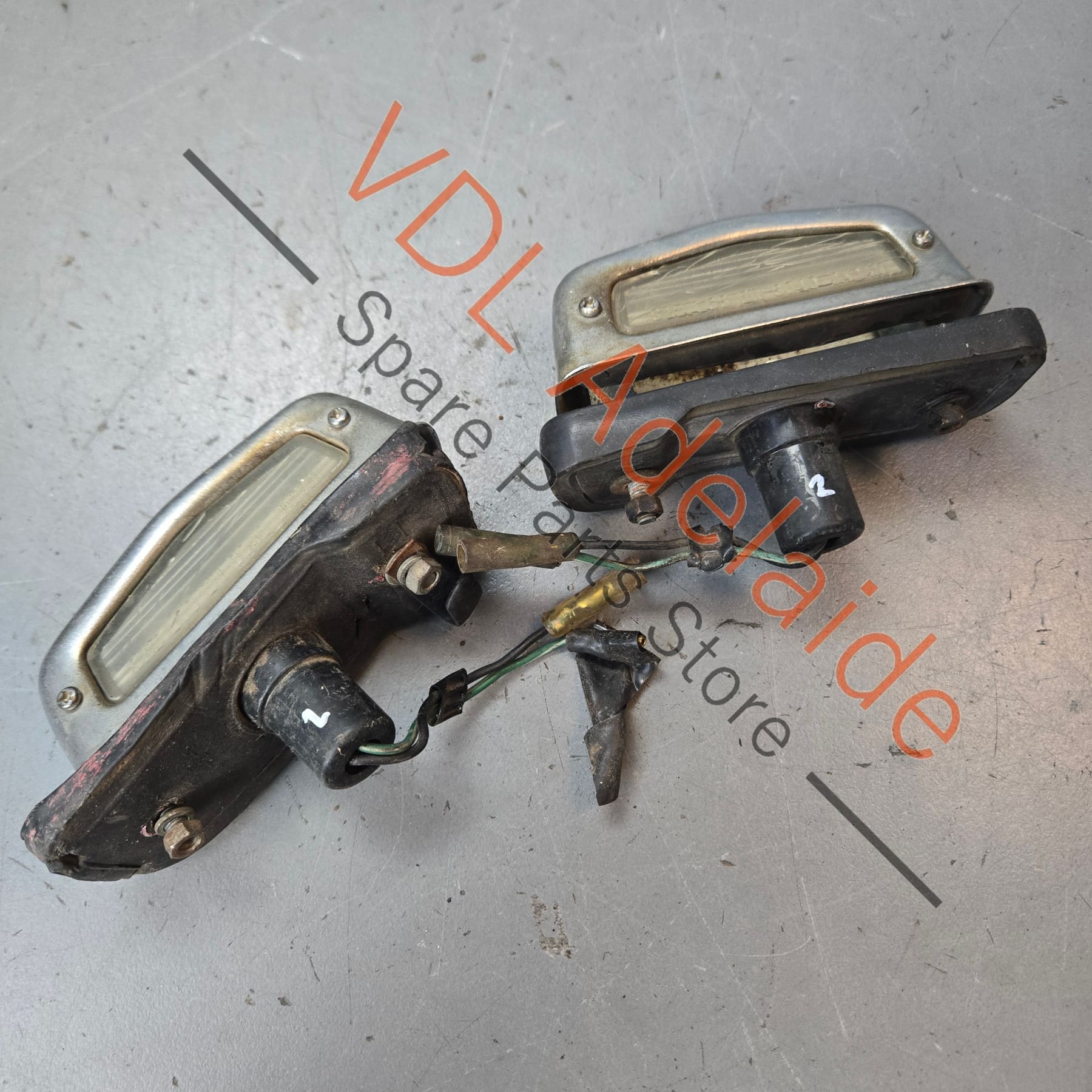 Datsun 1600 510 Licence Plate Light Pair for USA Sedan or Australian Wagon #02