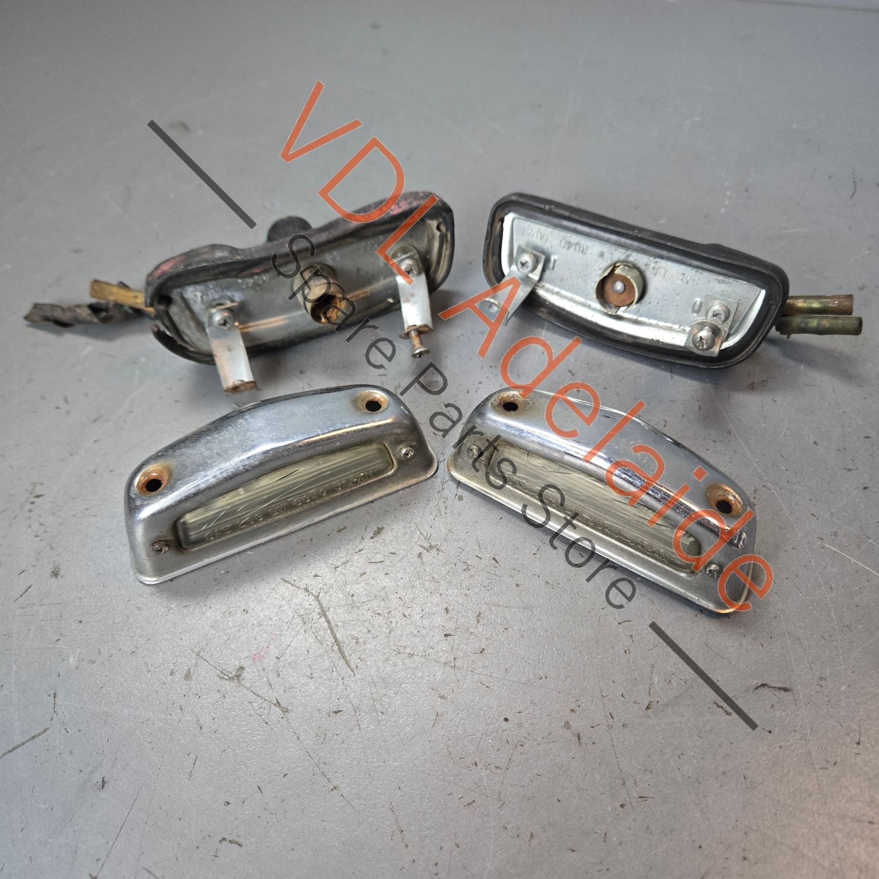 Datsun 1600 510 Licence Plate Light Pair for USA Sedan or Australian Wagon #02