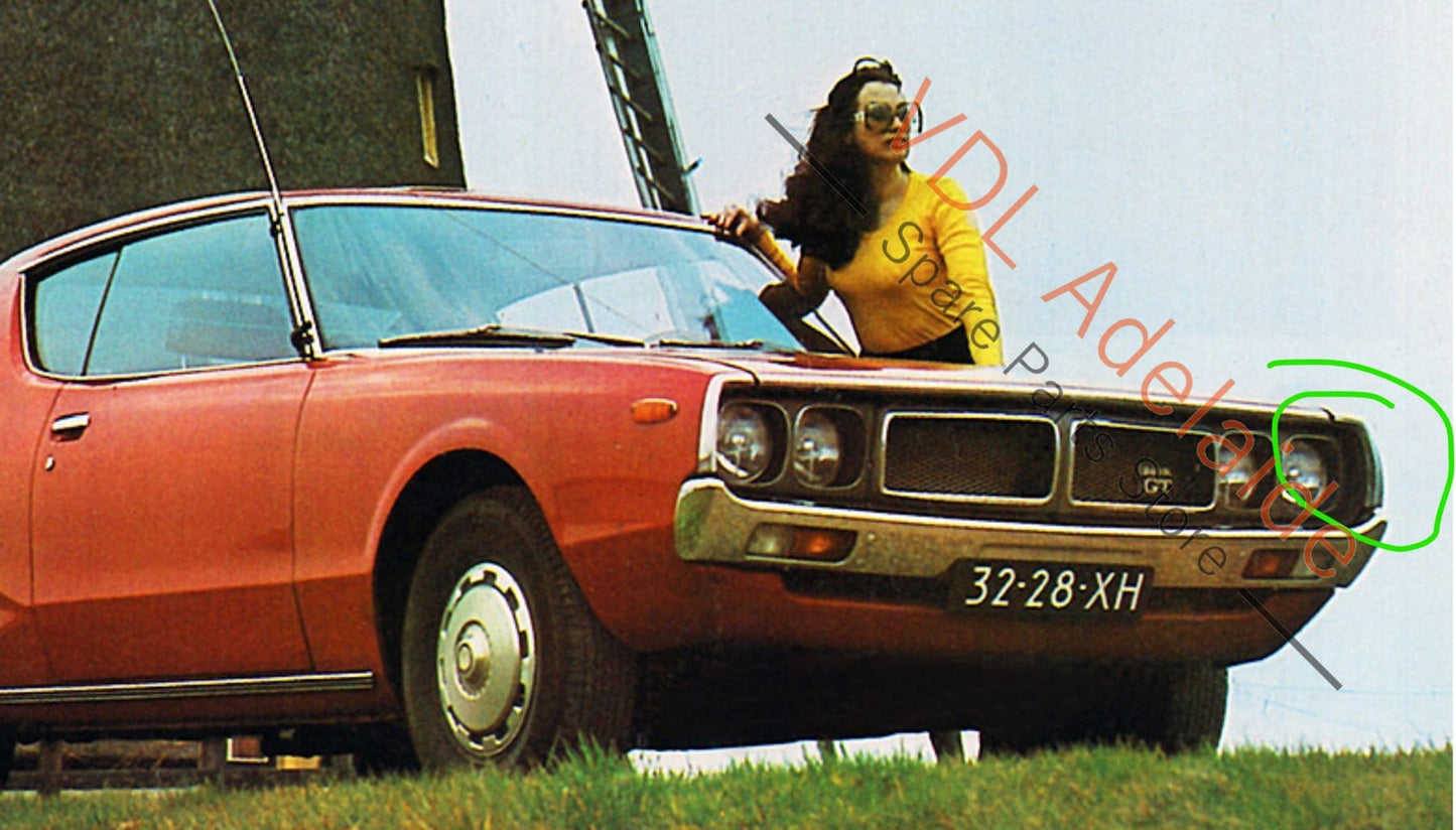 Datsun 240k GT C110 Kenmeri Front Left Fender Chrome Eyebrow Moulding Mould Trim