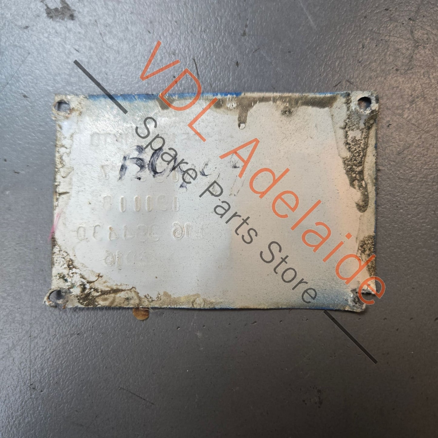 Datsun 1600 Sedan Australian Delivered Chassis ID Tag Nostalgic value only, not for registration #13577