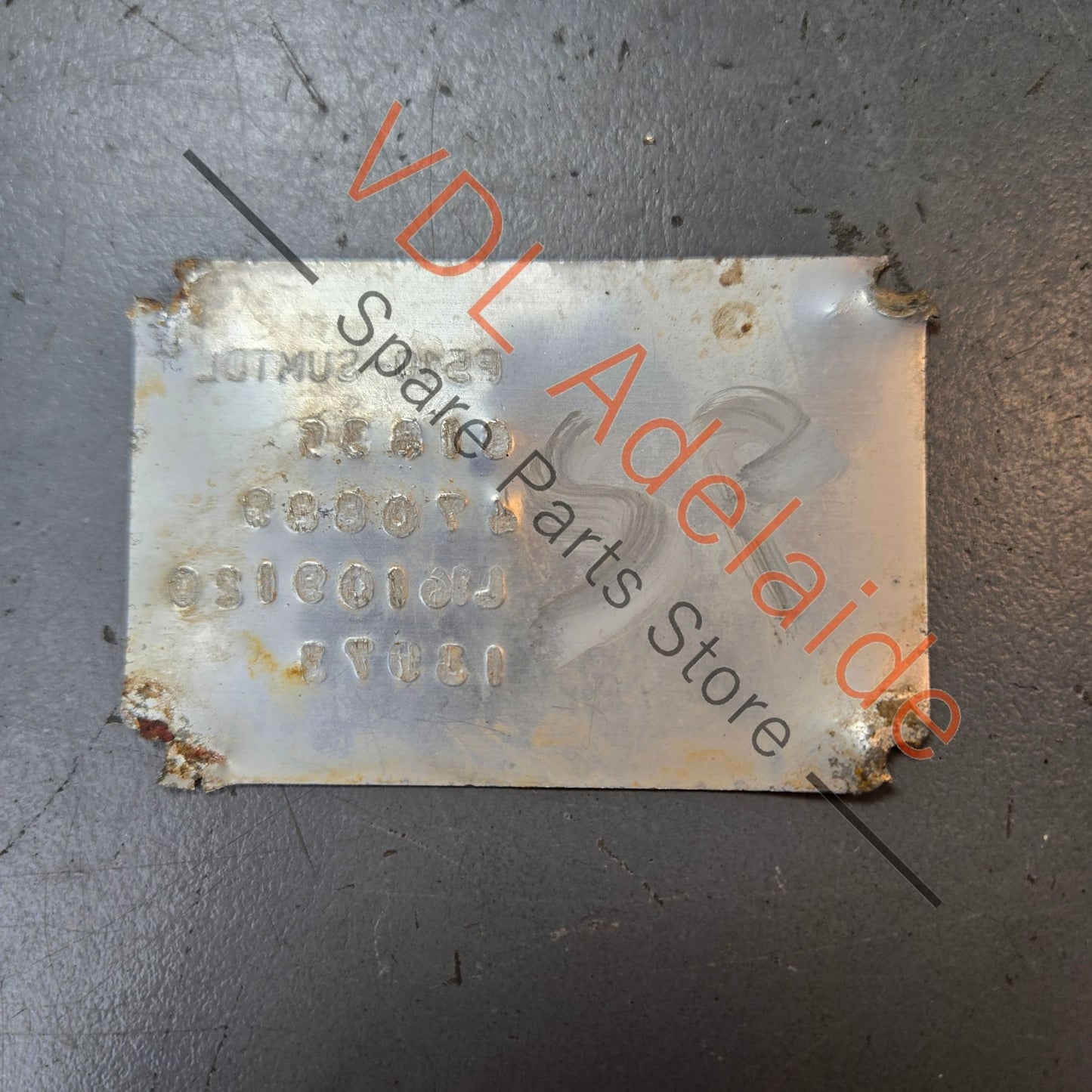 Datsun 1600 Sedan Australian Delivered Chassis ID & Compliance Tags Nostalgic value only, not for registration #61835