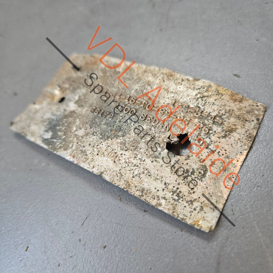 Datsun 1600 Sedan Australian Delivered Compliance Tag Nostalgic value only, not for registration #31872