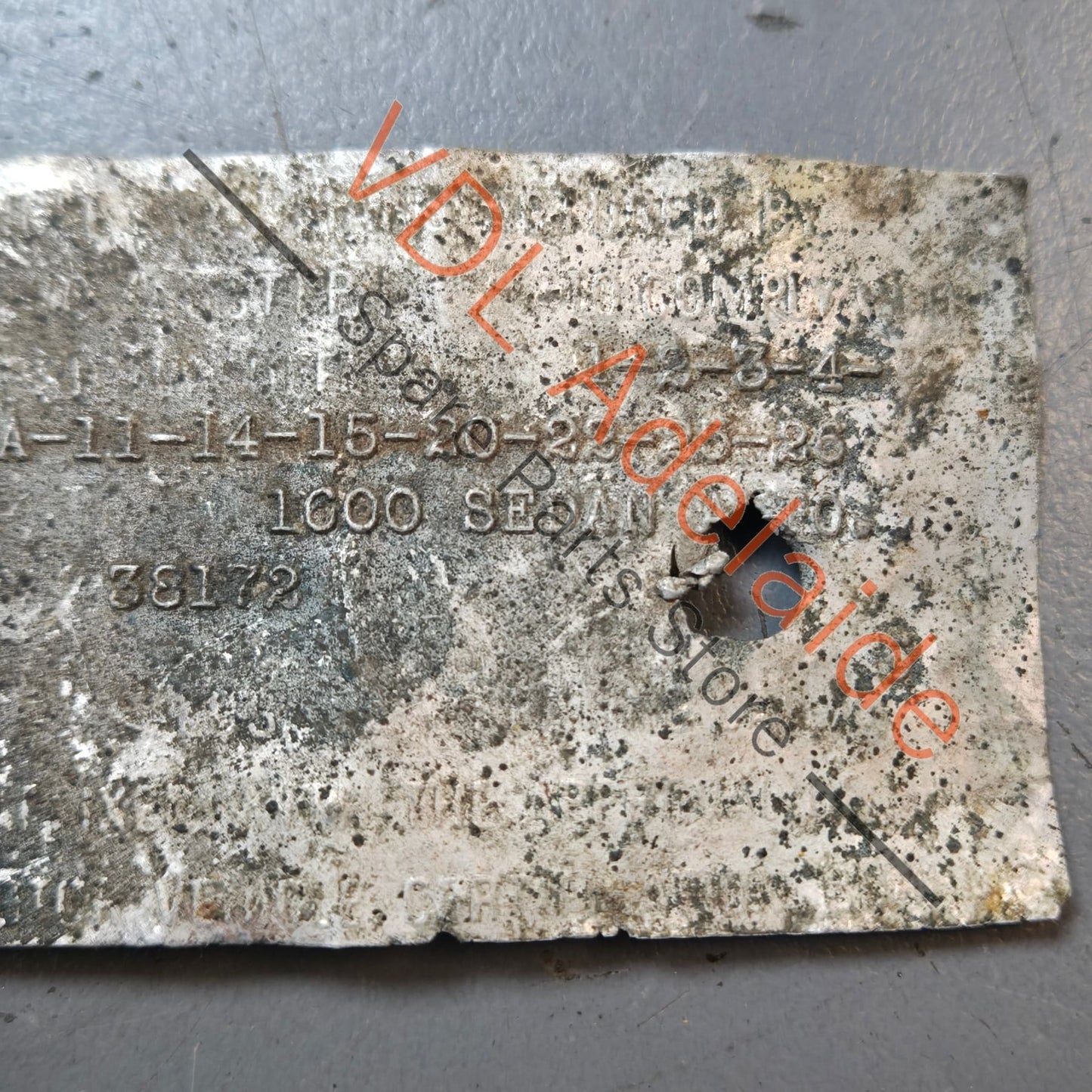 Datsun 1600 Sedan Australian Delivered Compliance Tag Nostalgic value only, not for registration #31872