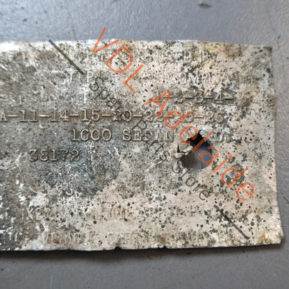 Datsun 1600 Sedan Australian Delivered Compliance Tag Nostalgic value only, not for registration #31872