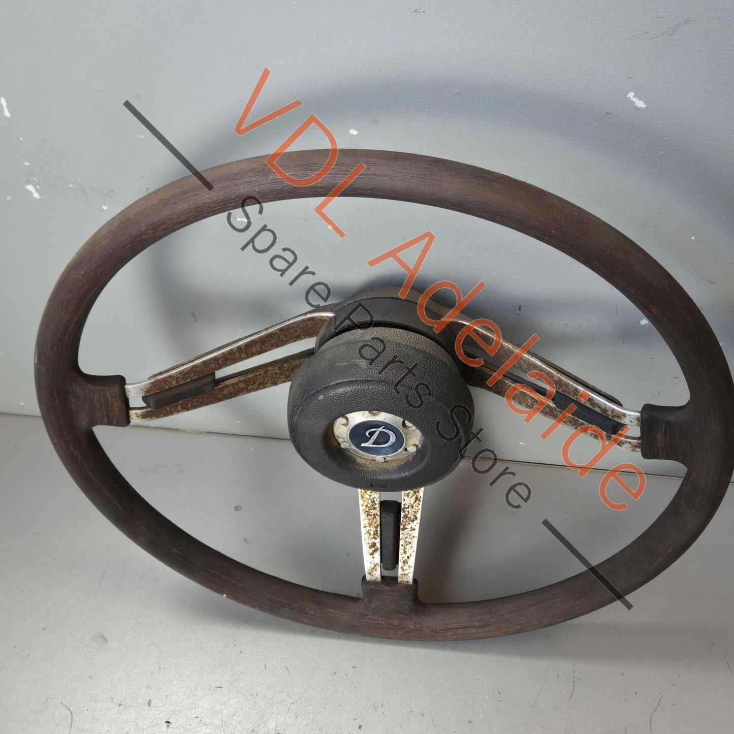 Datsun 240K C110 Kenmeri Skyline Original 3x Spoke Steering Wheel with Horn Buttons