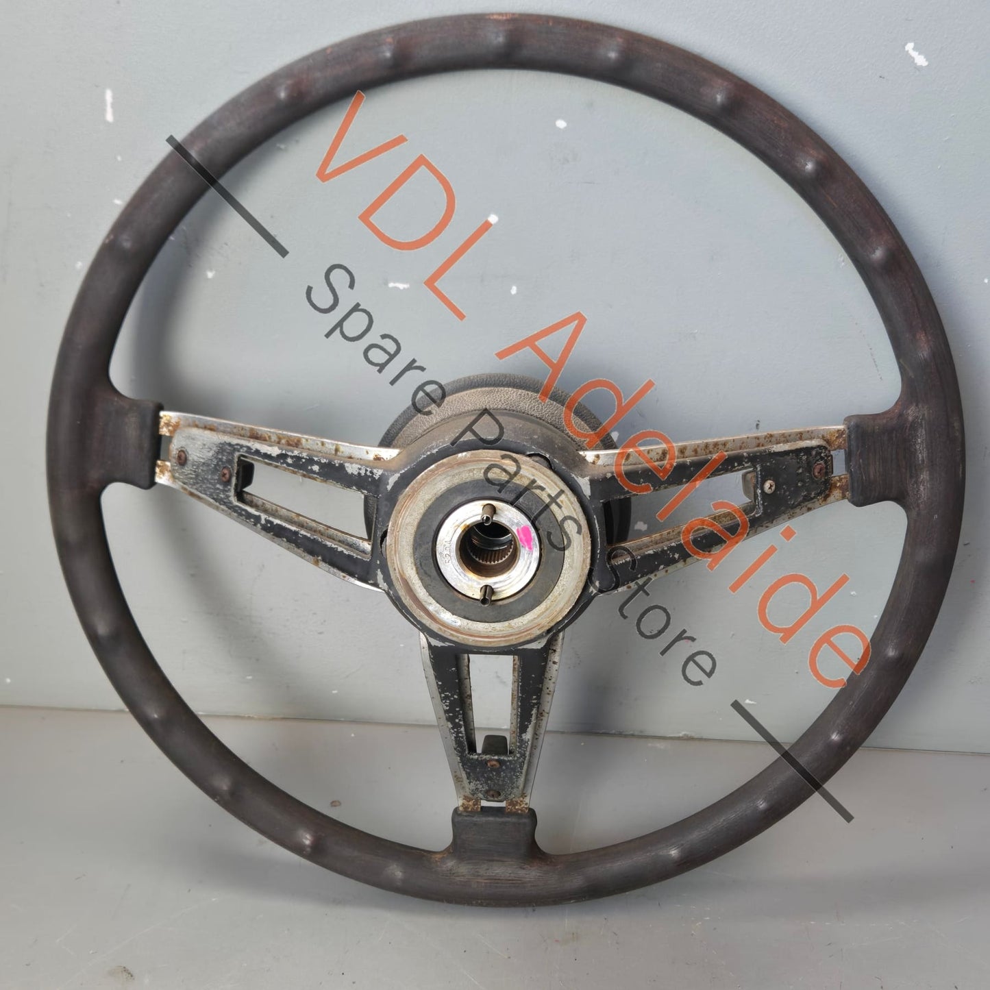 Datsun 240K C110 Kenmeri Skyline Original 3x Spoke Steering Wheel with Horn Buttons