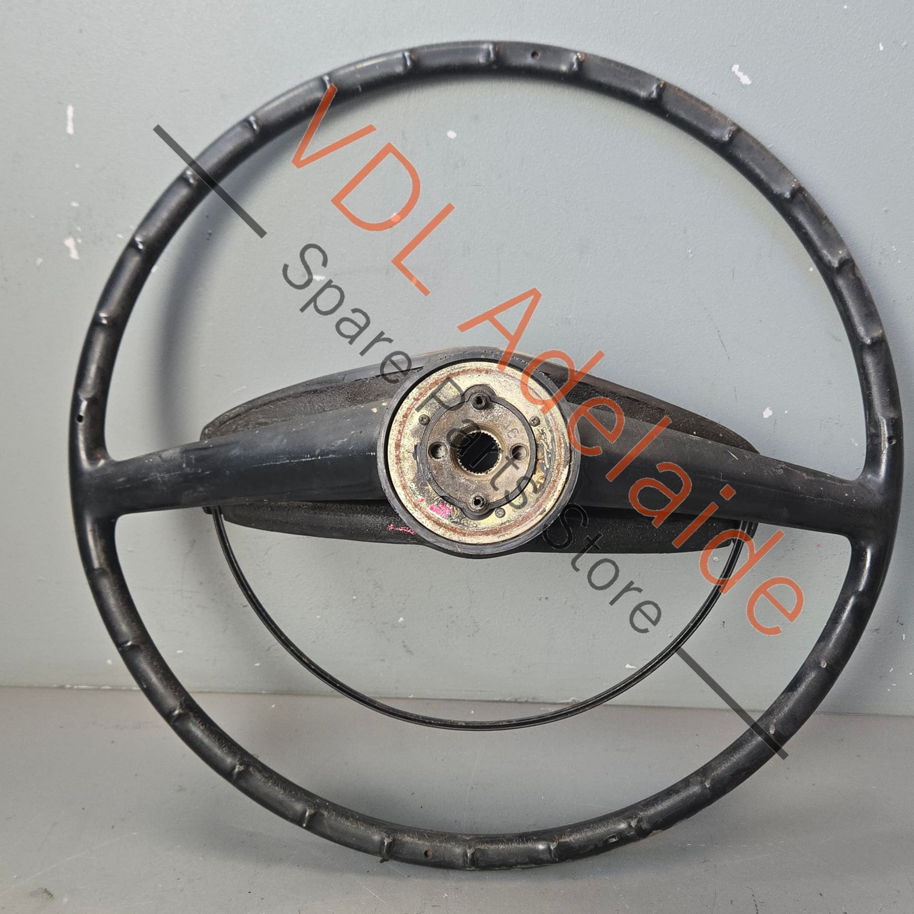 Datsun 1600 510 Original Steering Wheel Complete with Horn Pad Ring Button 48420-A0800 D8400-A1100