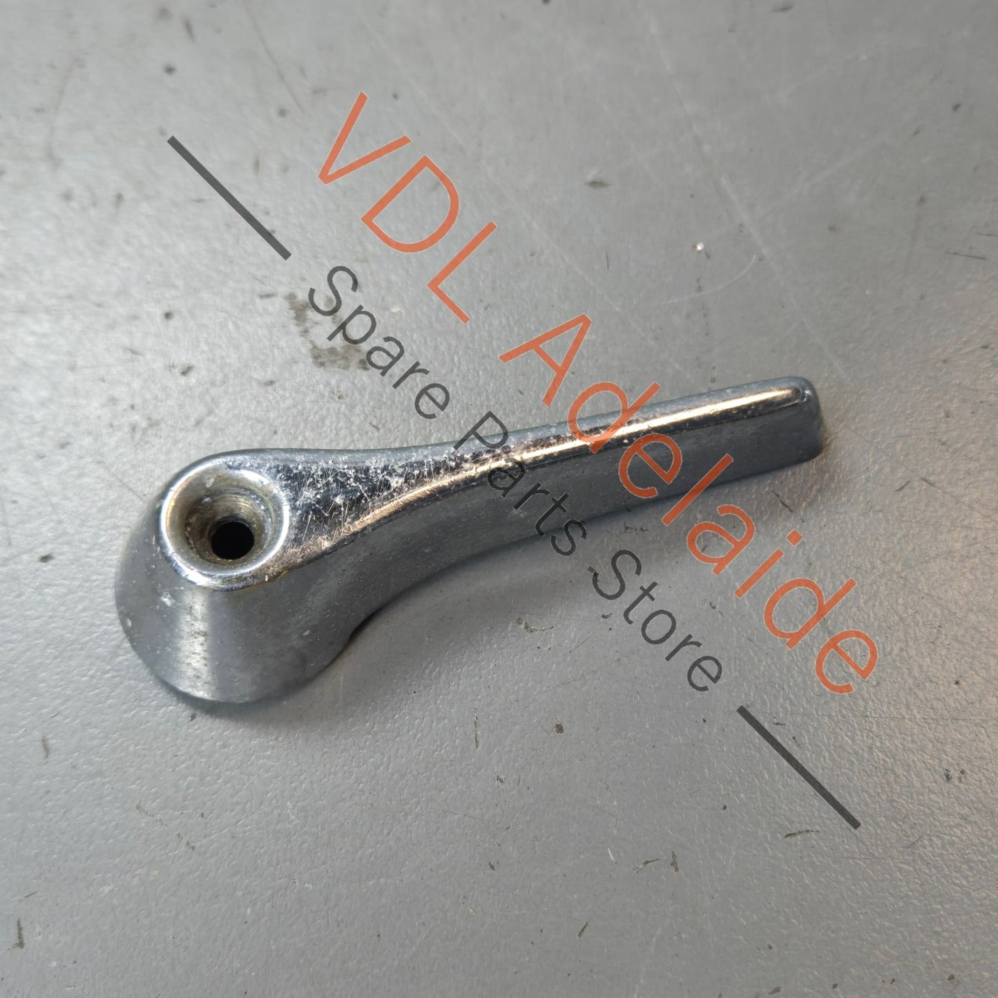 Datsun 1000 B10 Inner Door Opening Handle Interior Trim Chrome #01