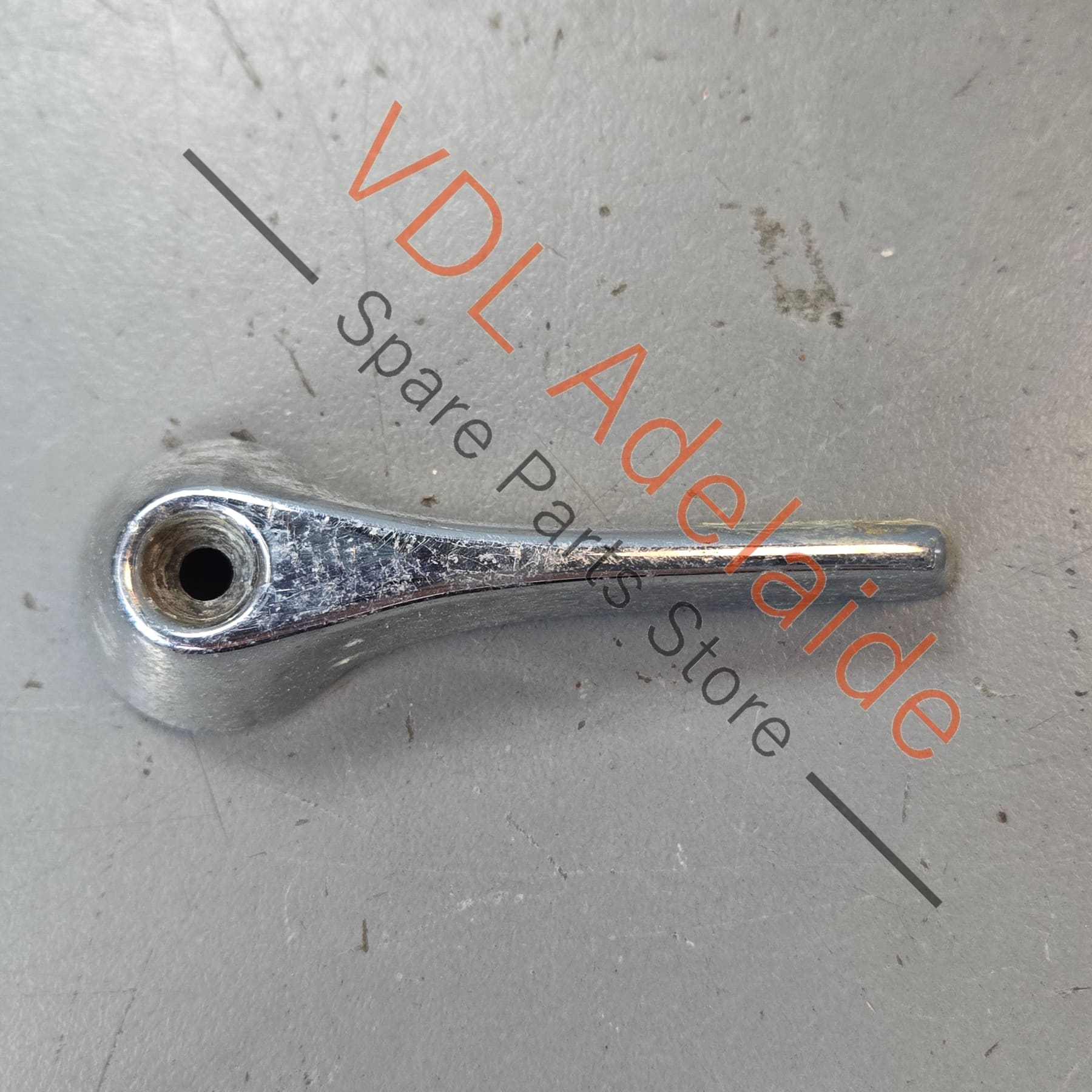 Datsun 1000 B10 Interior Door Opening Handle Interior Trim Chrome #02