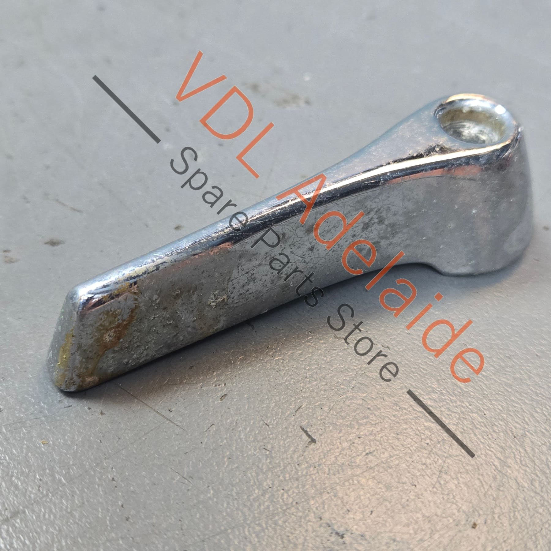 Datsun 1000 B10 Interior Door Opening Handle Interior Trim Chrome #02