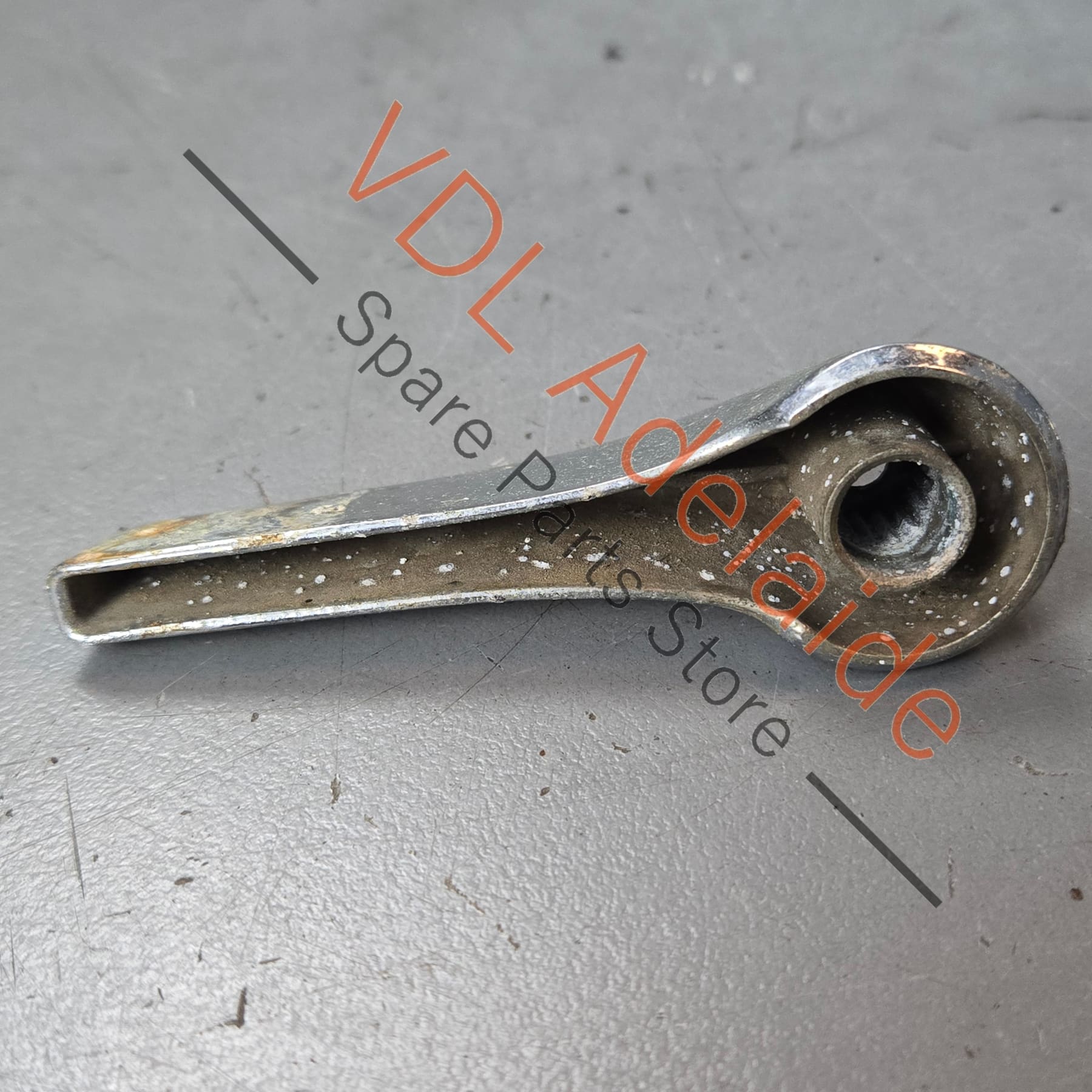 Datsun 1000 B10 Interior Door Opening Handle Interior Trim Chrome #02