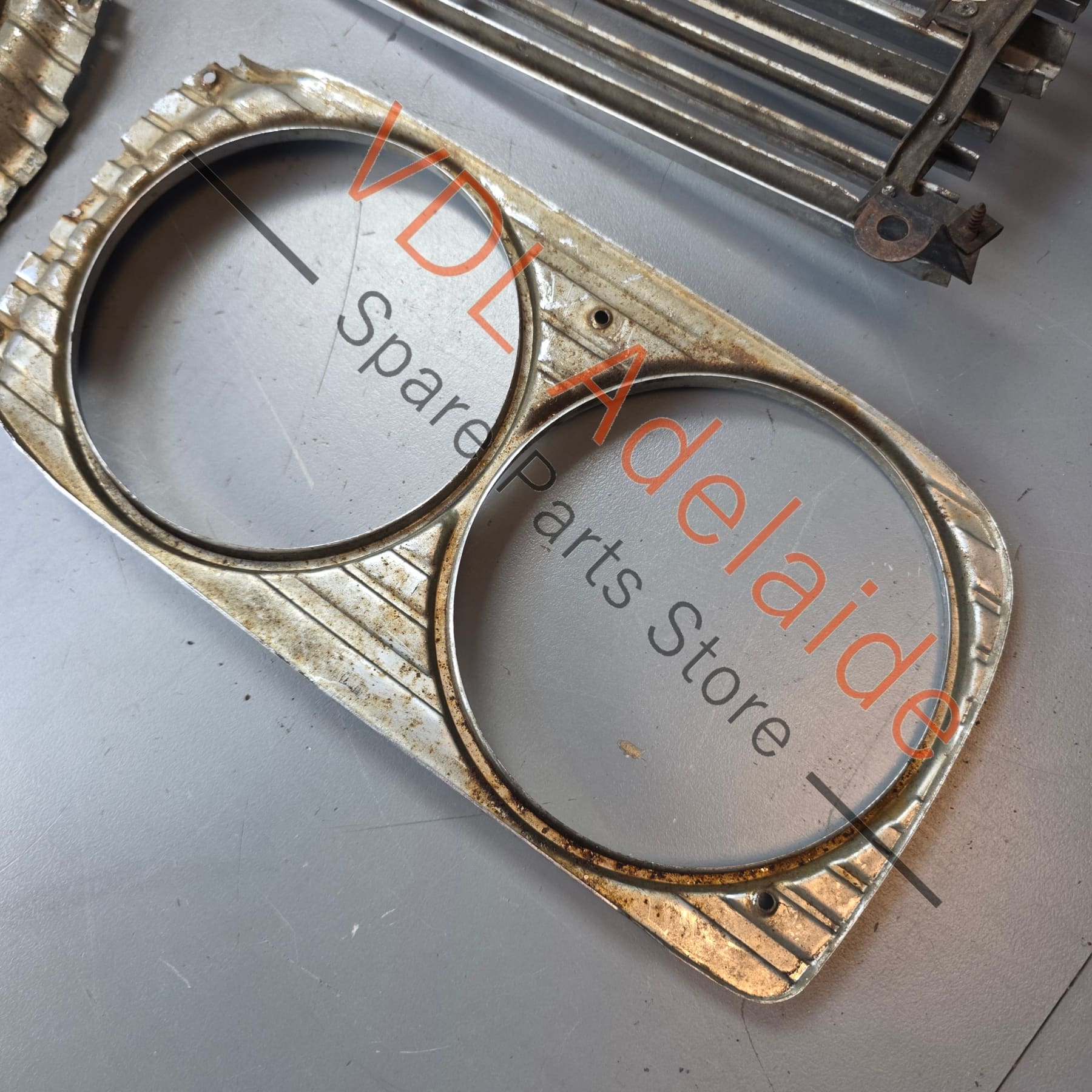 Datsun 1600 510 1968 Front Grille & Headlight Trims Complete with Centre Badge