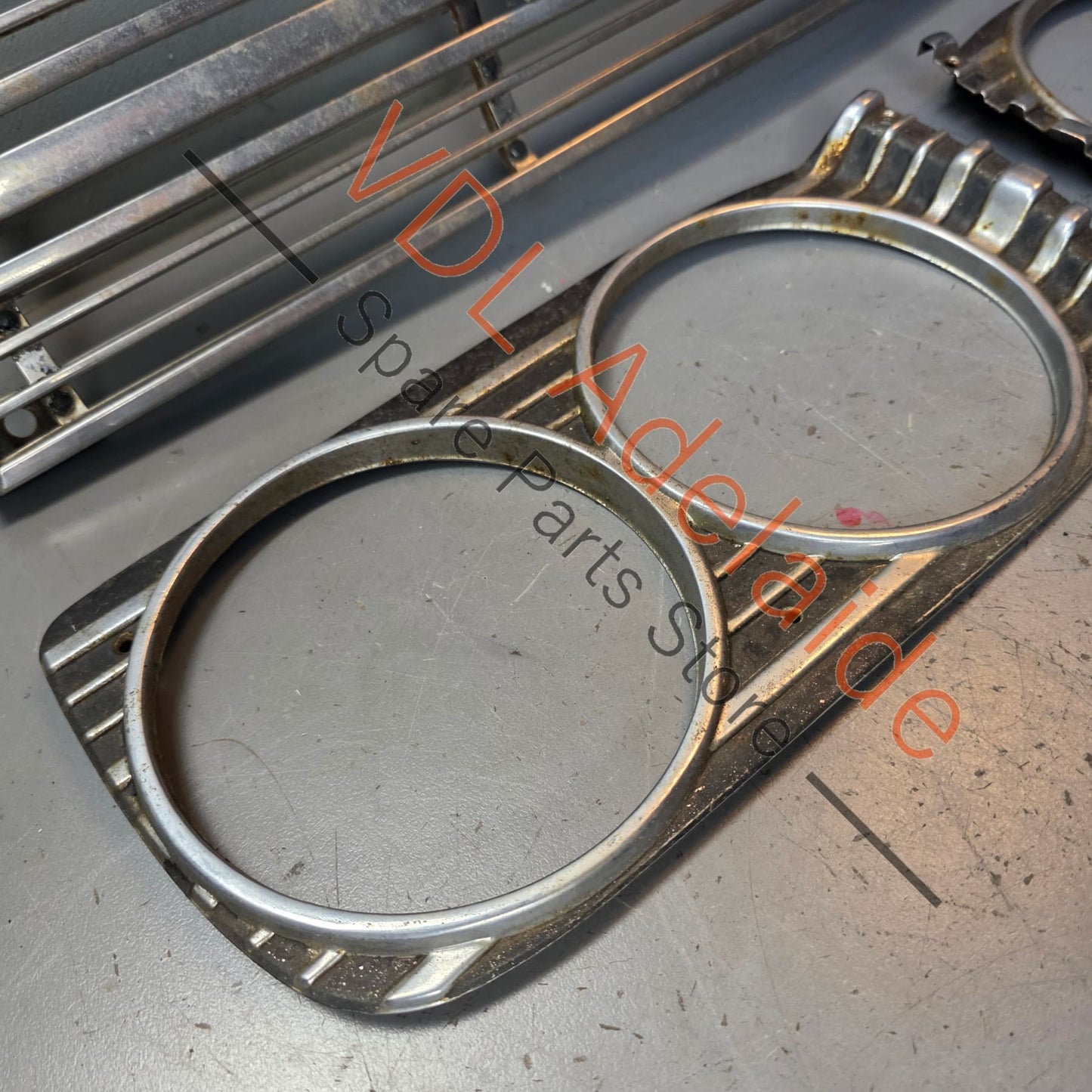 Datsun 1600 510 1968 Front Grille & Headlight Trims Complete with Centre Badge