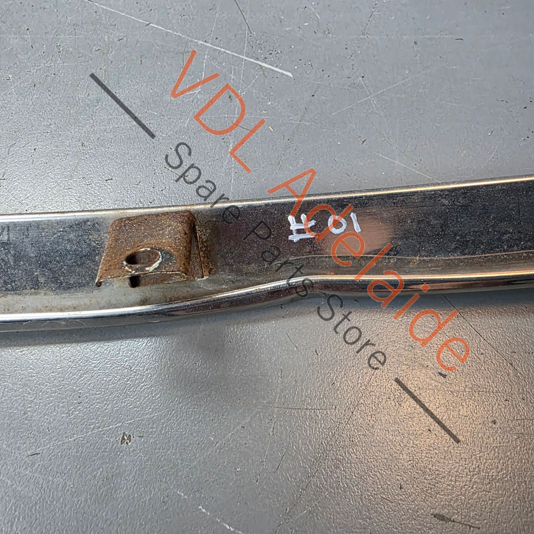 Datsun 1600 510 1968-1972 Front Grille Lower Chrome Molding Moustache Trim #01