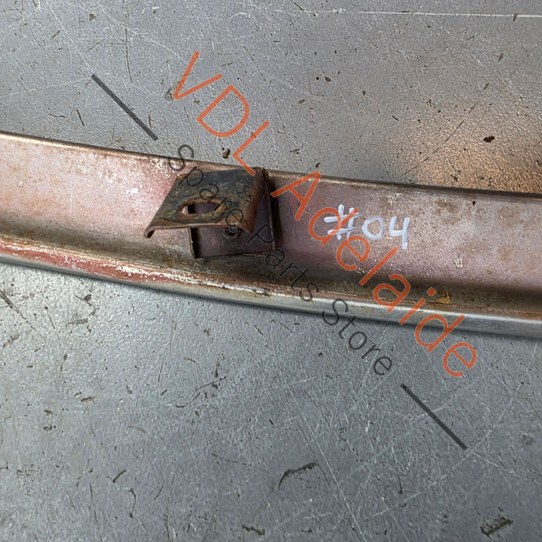 Datsun 1600 510 1968-1972 Front Grille Lower Chrome Molding Moustache Trim #04