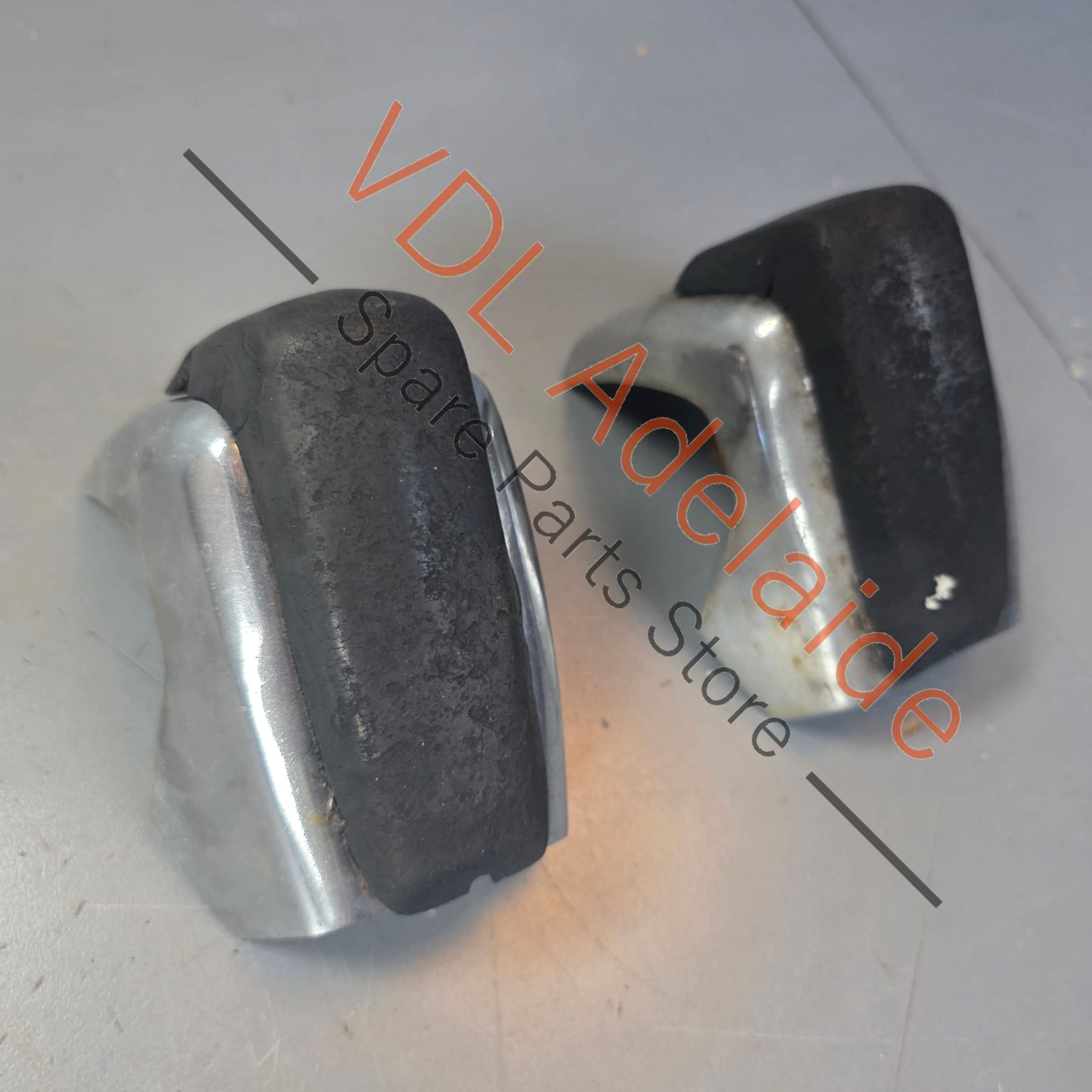 Datsun 1600 510 Bluebird Original Bumper Over-rider Overrider Pair for front or rear bumper #01