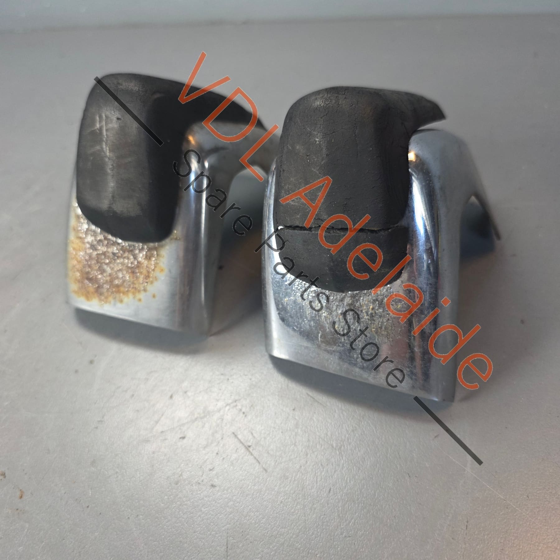 Datsun 1600 510 Bluebird Original Bumper Over-rider Overrider Pair for front or rear bumper #01