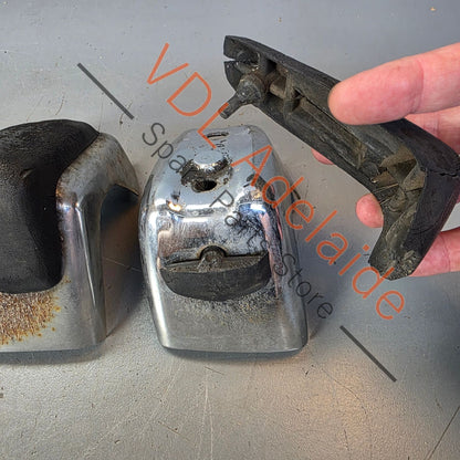 Datsun 1600 510 Bluebird Original Bumper Over-rider Overrider Pair for front or rear bumper #01