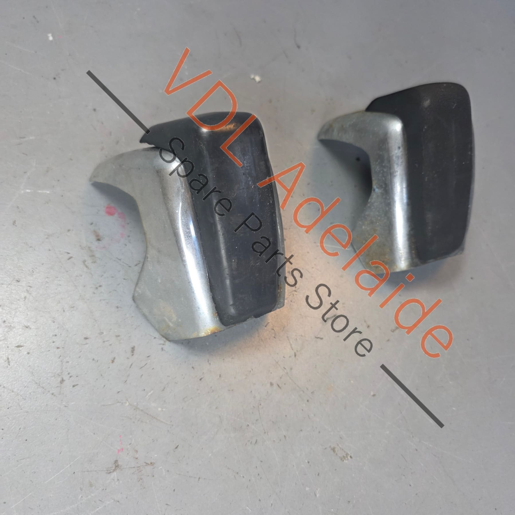 Datsun 1600 510 Bluebird Original Bumper Over-rider Overrider Pair for front or rear bumper #02