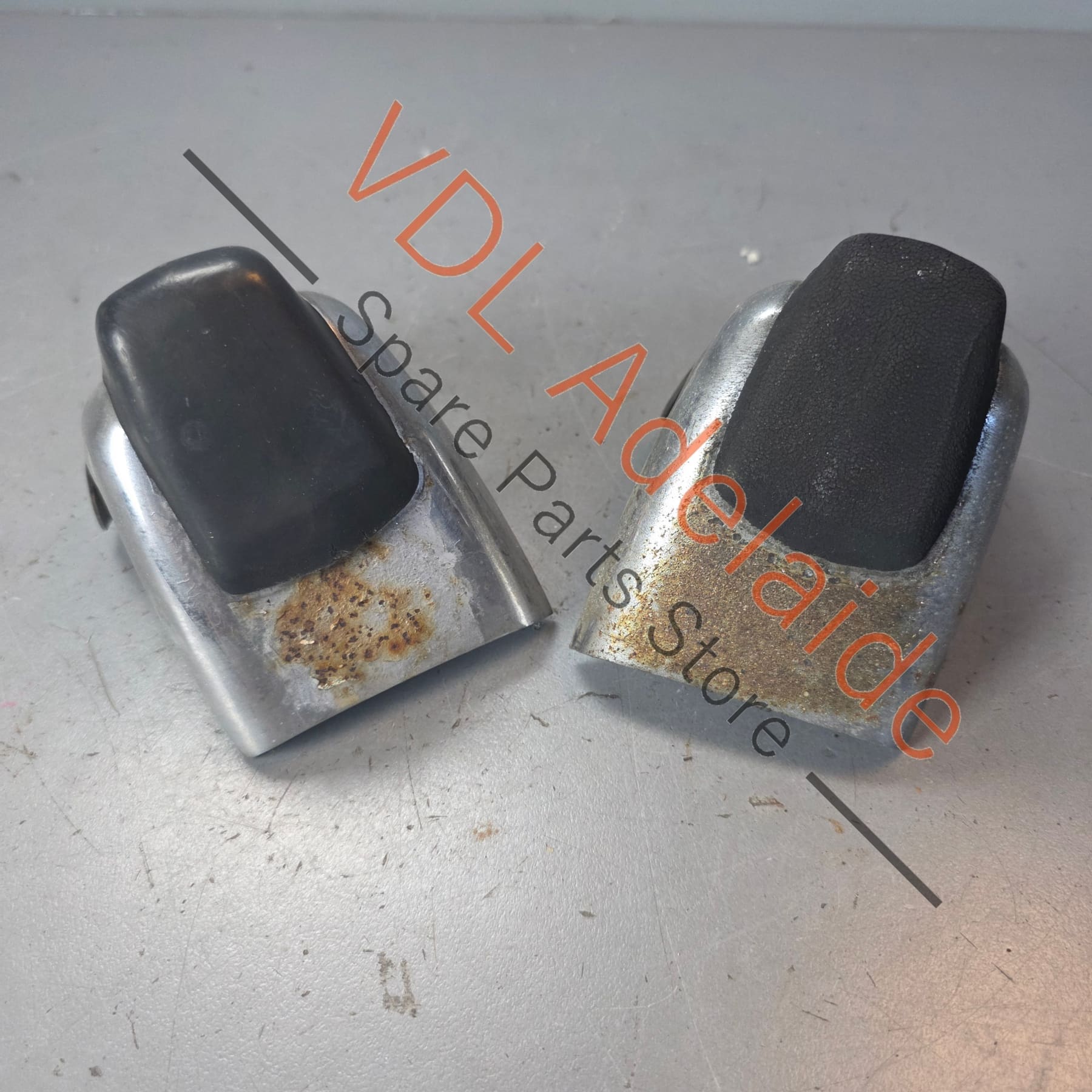 Datsun 1600 510 Bluebird Original Bumper Over-rider Overrider Pair for front or rear bumper #02