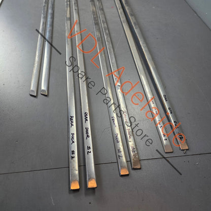 Datsun 1600 510 GL Deluxe Set of Side Chrome Trims Stainless for Fender Door & rear quarter panel #02