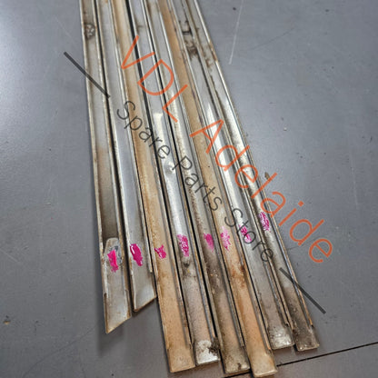 Datsun 1600 510 GL Deluxe Set of Side Chrome Trims Stainless for Fender Door & rear quarter panel #02