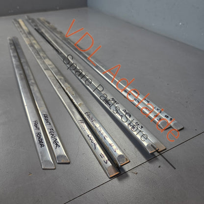 Datsun 1600 510 GL Deluxe Set of Side Chrome Trims Stainless for Fender Door & rear quarter panel #02