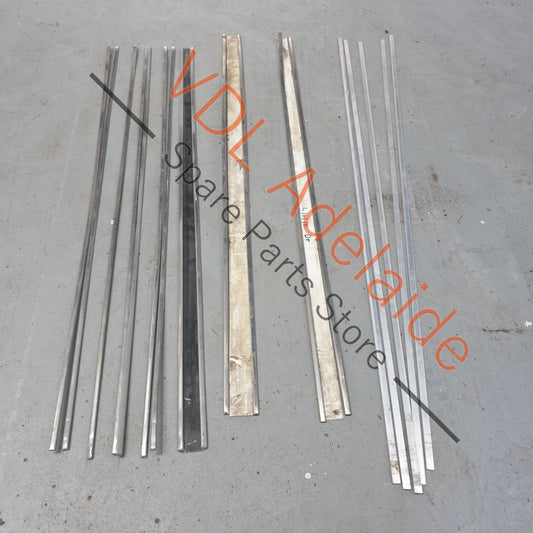 Datsun 1600 510 GL Deluxe Set of DOUBLE Dual Side Chrome Trims Stainless for Fender Door & rear quarter panel - Partial Set