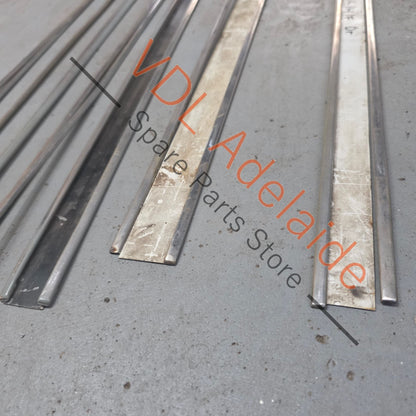 Datsun 1600 510 GL Deluxe Set of DOUBLE Dual Side Chrome Trims Stainless for Fender Door & rear quarter panel - Partial Set