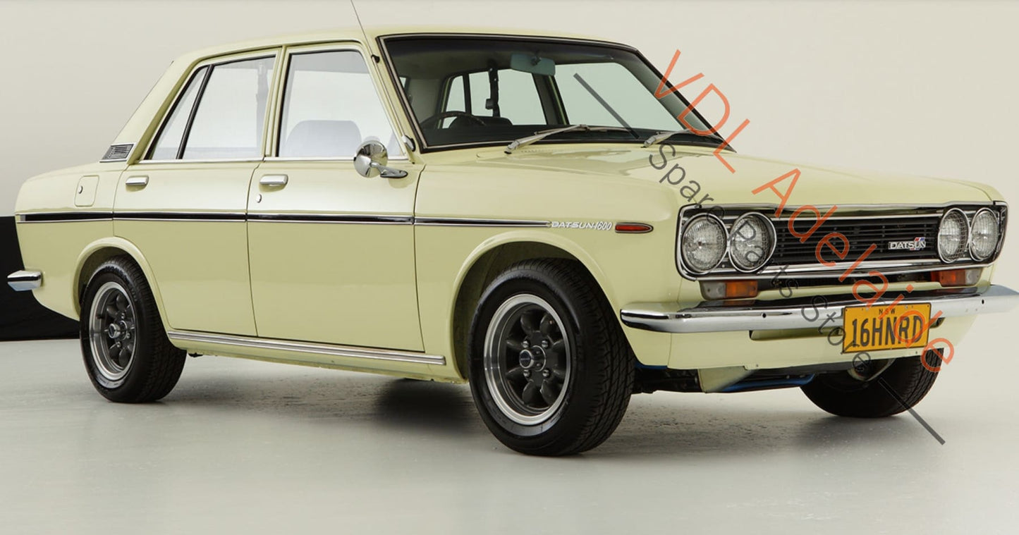 Datsun 1600 510 GL Deluxe Set of DOUBLE Dual Side Chrome Trims Stainless for Fender Door & rear quarter panel - Partial Set