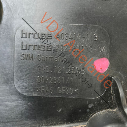 7P6121203C VW Touareg 7P Radiator Fan with Shroud Brose 7P6121203C 850W 515.7mm